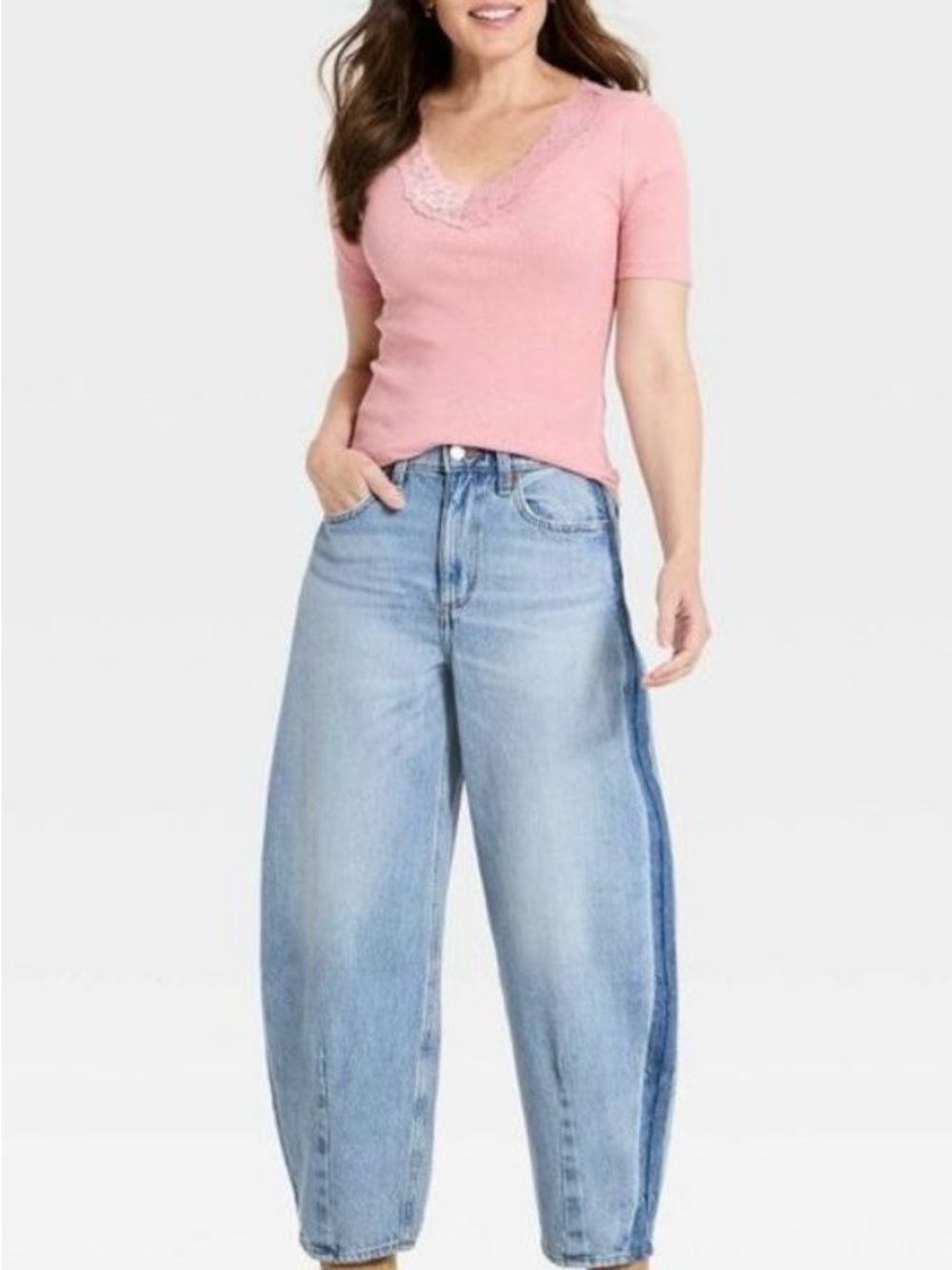New.. Barrall Jeans size 10 2 tone denim